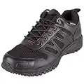 FREE SOLDIER Chaussures de Randonnee pour Hommes Chaussures Tactiques en Plein Air Chaussures de Course Décontractées(Noir,46)