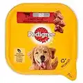 Pedigree Cibo per Cane con Manzo e Tacchino in Patè, Vaschetta 300 g - 20 Vaschette