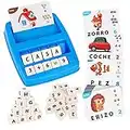 Joozmui Juguetes Educativos Niños 3-8 Años Regalo Niña Juegos para Aprender a Leer Juguetes Montessori Scrabble Español