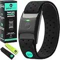 POWR LABS Bluetooth Heart Rate Monitor Armband | ANT Heart Rate Monitor Armband Heart Rate Monitor Bluetooth Wrist Heart Rate Monitor Works with Peloton Bikes, Polar Wahoo Garmin Bike Computers