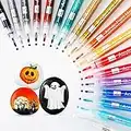 Paint Pens Markers - Acrylic Paint Marker Pens for Rocks Painting, Vibrant Colors Paint Markers Kit for Glass Stone Wood Ceramic Craft Supplies Great for Christmas Easter Egg Pumpkin Markers