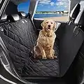 Petnice Pet Back Seat Covers, Waterproof Scratch Proof Nonslip Dog Travel Hammock with Seat Anchors for Cars Trucks SUV, Car Boot Liner