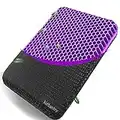 Airllantry Purple Gel Seat Cushion, Gel Seat Cushion for Long Sitting– Back Pain, Sciatica, Tailbone Pain Relief Pad, Seat Cushion for Office Chair, Wheelchair Cushion, Car Cushion, Long Trips