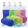 Amgico Cooling Towels (40"x12"),Ice Towel,Soft Breathable Cooling Towel for Neck,Microfiber Cooling Towels for Athletes,Yoga,Sport,Running,Gym,Workout,Camping,Fitness,Workout & More Activities