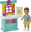 Barbie Skipper Muñeco bebé con Cocina de Juguete y Accesorios para Jugar, Regalo para niñas y niños +3 años (Mattel GRP16)