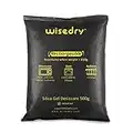 Wisedry 2x500g [2.2lbs] Sachets déshydratants de gel de silice Micro-ondes Déshumidificateur à réactivation rapide Sacs pour sous-sol Garage Salle de bain Élimination de l'humidité Réutilisable