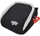 BubbleBum - Asiento Elevador de Coche Inflable para Niños, Grupo 2/3, Negro, 33x33x11 cm