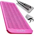 ANGENIL Funda de silicona resistente para alisador de pelo, rizador profesional de ondas de playa 2 en 1,plancha plana de cerámica de titanio, varita rizadora,herramientas de planchado para el cabello