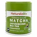 Matcha-Tee-Pulver-Bio - Ceremonial Grade - Original Green Tea aus Japan. Grüntee-Pulver Matcha Zeremonie-Qualität, hergestellt in Uji, Kyoto. Ideal zum Trinken, Kochen und in der Latte. 30g Dose.