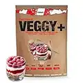 Sinob Veggy Protein Vegan (Vanille Framboise) Whey Vegan Poudre à base de Proteine de Riz et de Pois et Proteines Vegetales avec BCAA végétaliens 1 x 900 g