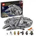 LEGO 75257 Star Wars Millennium Falcon, Raumschiff-Spielzeug mit 7 Figuren, Finn, Chewbacca, Lando Calrissian, Boolio, C-3PO, R2-D2 und D-O, Modell aus Der Aufstieg Skywalkers-Kollektion