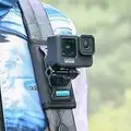 SUREWO Mochila con Correa para el Hombro con Almohadilla Ajustable para el Hombro y Base giratoria de 360° Compatible con GoPro Hero 10/9/8/7/6/5 Black, dji Osmo Action 2 y más