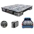 AirBedz Pittman Outdoors PPI-403 CAMO Truck Bed Air Mattress | Mid Size-Short Bed, 6-6.5 Feet in Length with Built-in Rechargeable Battery Air Pump | The Original Truck Bed Air Mattress