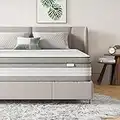 Novilla , Matelas 90x200, Mousse à Mémoire de Forme en Gel, Matelas à Ressorts Ensachés, Épaisseur 27 cm, Indépendance de Couchage, Excellent Ergonomique