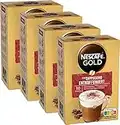 NESCAFÉ GOLD Typ Cappuccino Entkoffeiniert, Getränkepulver-Sticks aus entkoffeiniertem löslichem Bohnenkaffee, koffeinfrei, 4er Pack (4 x 10 Getränkepulver-Sticks à 12,5g)