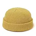 UKKO Cappello Cappelli A Maglia per Le Donne Gildkruid Uomo Beanie Cappello Inverno retrò Brimless Baggy Melon cap Polsino Docker Docker Visser