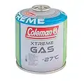 Coleman Cartouche de Gaz à Valve C300 Xtreme, pour Réchauds de Camping Cartouche Compacte et refermable