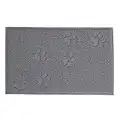 lionto Tapis de Toilette Chat Tapis Chat Tapis de litière Chat, (M) 40x60 cm Gris