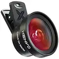 Xenvo Pro Lens Kit for iPhone and Android, Macro and Wide Angle Lens with LED Light and Travel Case