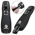 AMERTEER Wireless Presenter, 2.4GHz Powerpoint Presentation Remote Control Office PowerPoint PPT Remote Controller Clicker Flip Pen