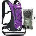 Tonitrus Hydration Backpack Hydration Bladder with Water Bladder Camping Backpack (Purple)