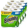 Bounty Select-A-Size Paper Towels, White, 8 Double Plus Rolls = 20 Regular Rolls (Packaging May Vary)