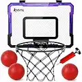 Kiztoys Canestro da basket all'aperto giocattolo per bambini, mini cestino da basket per interni per camere, attrezzature sportive, giocattoli dai 4 5 6 7 anni