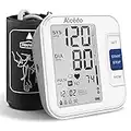 Alcedo Blood Pressure Monitor for Home Use, Automatic Digital BP Machine with Large Cuff for Upper Arm, LCD Screen, 2x120 Memory, Talking Function