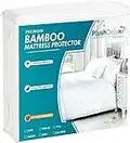 PlushDeluxe Bamboo Mattress Protector (Twin-XL)