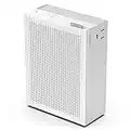 COWAY AIRMEGA 150 Purificateur d'air - Filtre 99,999%* des particules avec filtration automatique à 3 niveaux, moniteur de qualité de l'air en temps réel - Rafraîchit les pièces jusqu'à 73 m² (White)