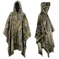 Infreecs Poncho de Lluvia Impermeable, 3 en 1 Multifuncional Chubasquero Transpirable Ultrafino, para Hombres y Mujeres, Capa de lluvia impermeable con capucha, ideal para picnic, camping