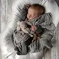 CHAREX Realistic Reborn Baby Dolls - Lifelike Newborn Silicone Real Baby Doll 18 inch Sleeping Soft Body Gift Set Kids Girls Boy Toys for 3+ Years Old