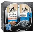 Sheba Perfect Portions pour chat adulte – Nourriture humide pour chats - Barquettes terrine de luxe pour chat au thon (MSC) – Barquettes fraîcheur 48 x 37,5g