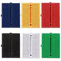 FULARR® 6Pcs Premium 170 Punti Mini Breadboard Set, 6 Colori Senza Saldatura Basetta Piastra Sperimentale Breadboard, per Arduino Raspberry Pi