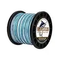 HERCULES Super Strong 500M 547 Yards Braided Fishing Line 30 LB Test for Saltwater Freshwater PE Braid Fish Lines 4 Strands - Blue Camo, 30LB (13.6KG), 0.28MM