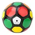 Alomejor Balón de fútbol Regalo de Juguete Lindo Mini balón de Entrenamiento para bebés y niños pequeños Deportes Seguros para Principiantes y niños para Jugar y Hacer ejerci(Colorf)