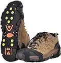 Aliglow Ice Snow Grips Over Shoe/Boot Traction Cleat Spikes Anti Slip Footwear