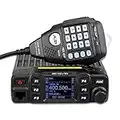 Retevis RT95 Radio Amateur, Bi-Bande Double Moniteur, 200 Canaux, 5W/15W/25W, CTCSS/DCS DTMF, 5Tone Écran, LCD Rotatif 180° Transceiver Radio Amateur Emetteur-Récepteur (1Pcs, Noir)