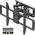 ELIVED UL Listed TV Wall Mount for Most 37-82 Inch Flat Screen TVs, Swivel and Tilt Full Motion TV Mount Bracket, Max VESA 600x400mm, 100 lbs. Loading, Fits 16" Wood Studs, YD3003