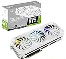 ASUS ROG STRIX NVIDIA GeForce RTX™ 3080 White OC Edition Gaming Graphics Card (PCIe 4.0, 10GB GDDR6X, HDMI 2.1, DisplayPort 1.4a, White color scheme, Axial-tech Fan Design, 2.9-slot, Super Alloy Power