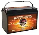 VMAX MR137-120 12V 120Ah AGM Deep Cycle Marine Battery for Minn Kota Terrova 55 12v 55lb Trolling Motor