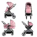 Red Kite Push Me Pace Travel System with 0+ Infant Carrier Car Seat (Blush/Pink) One Size, 1 Count (Pack of 1)