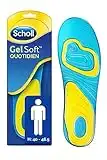 Scholl Semelles GelSoft Chaussures Homme Quotidien Pointure de 40 à 46,5 - 1 paire