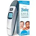 IPROVEN Digital 3-in-1 Infrared Thermometer for Babies, Kids and Adults [Fast, Accurate and Easy to Use] Ear, Forehead and Object Mode, TMT-215 Grey