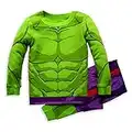 Marvel Hulk Costume PJ PALS for Boys, Size 10