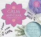 Calm and Clear Mindfulness Kit: 48-page book of stress-relief meditations, exercises, and mindful approaches to guide you to a state of zen - Includes two tins of scented therapy dough