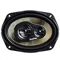 In Phase Car Audio XTC69.3 Speaker - 6x9 Inch Oval, 400W, 3-Way Triaxial Speaker System (2 x Speakers)