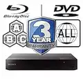 SONY BDP-S1700 Region-Free multi region All Zone Blu-ray Player. Blu-ray Zones A, B and C, DVD Regions 1 - 8