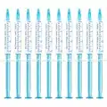 EZGO 10 Pack Teeth Whitening Gel Refills 22% Bleaching Gel, No Sensitive Teeth Whitener, Great for Sensitive Tooth Whitening, Works with Teeth Whitening LED Light and Tray (10X 3ML)