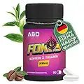 FOKUS Koffeintabletten mit L Theanin für maximalen Focus, Leistung und Produktivität | Qualitätssieger 2022 | 90 x 200mg | L Theanin Koffein Kapseln aus Guarana für Sport, Arbeit und Studium